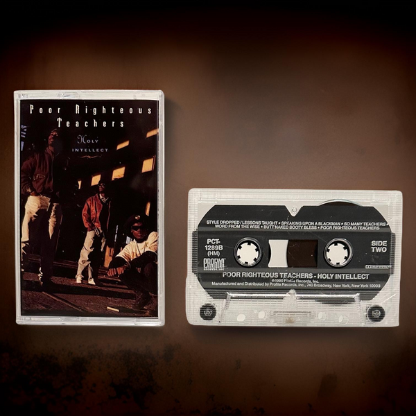 •POOR RIGHTEOUS TEACHERS - HOLY INTELLECT• ~1990 OG PRESSING~ (CASSETTE TAPE) (1)