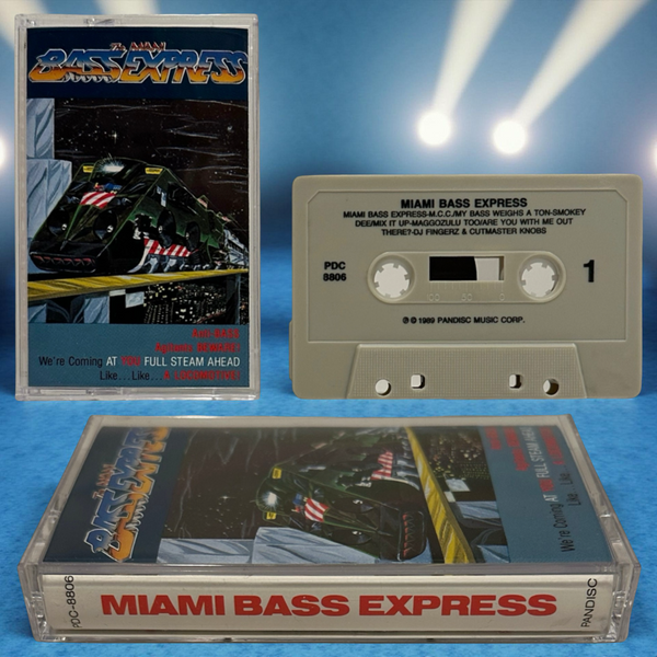 •MIAMI BASS EXPRESS - COMPILATION• ~1989 HTF OG PRESSING~ (CASSETTE TAPE)