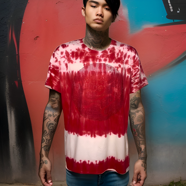 ^RED DRAGON^ (FANCY LOGO) TIE DYE T-SHIRTS BY IMPERIOUS