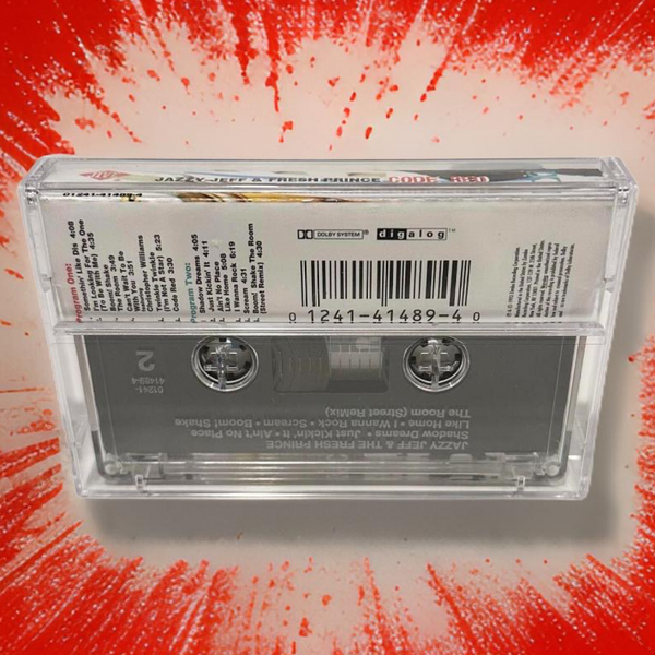 •JAZZY JEFF AND FRESH PRINCE - CODE RED• ~1993 OG PRESSING~ (CASSETTE TAPE)