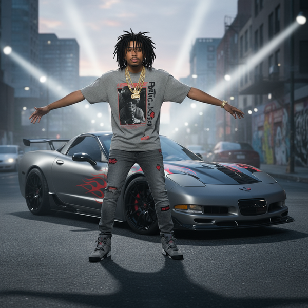 *POETIC JUSTICE* (GREY) OFFICIALLY LICENSED MOVIE T-SHIRTS