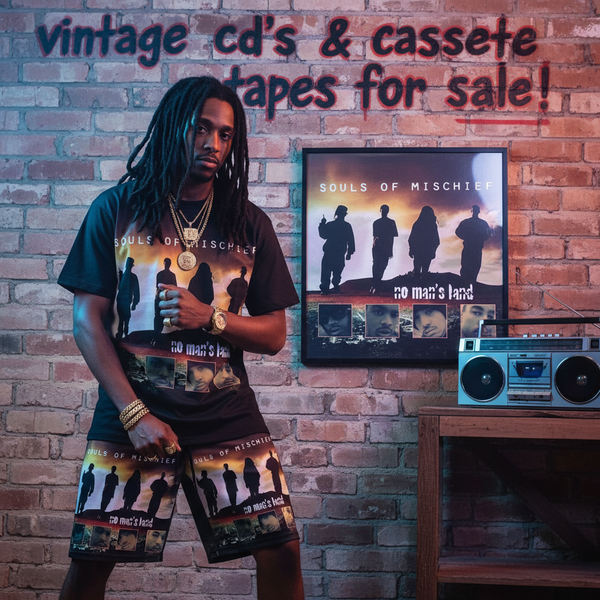 •SOULS OF MISCHIEF - NO NAN’S LAND• ~1995 OG PRESSINGS~ (CD & CASSETTE TAPE)