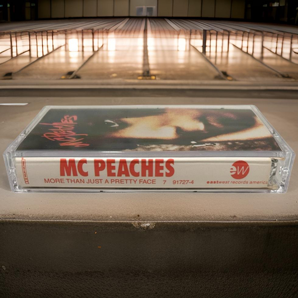 •MC PEACHES - MORE THAN JUST A PRETTY FACE• ~1991 OG PRESSING~ (CASSETTE TAPE) (PROMO CUT)