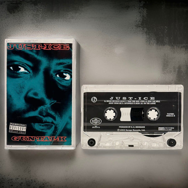 •JUST-ICE ~ GUN TALK• (1993 OG PRESSING) (CASSETTE TAPE)