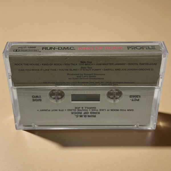 •RUN-D.M.C. ~ KING OF ROCK• ~1985 OG PRESSING~ (CASSETTE TAPE) (1)