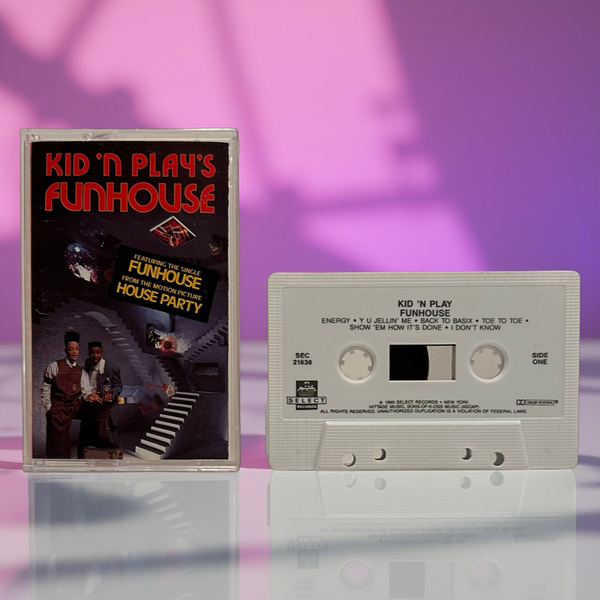 •KID ‘N PLAY ~ FUNHOUSE• ~1990 OG PRESSING~ (CASSETTE TAPE)