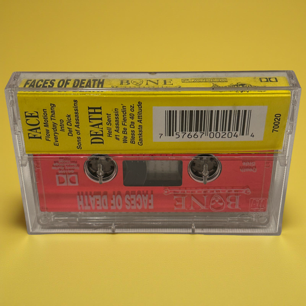 •BONE ENTERPRISE - FACES OF DEATH• ~1993 OG REPRESSING~ (CASSETTE TAPE)