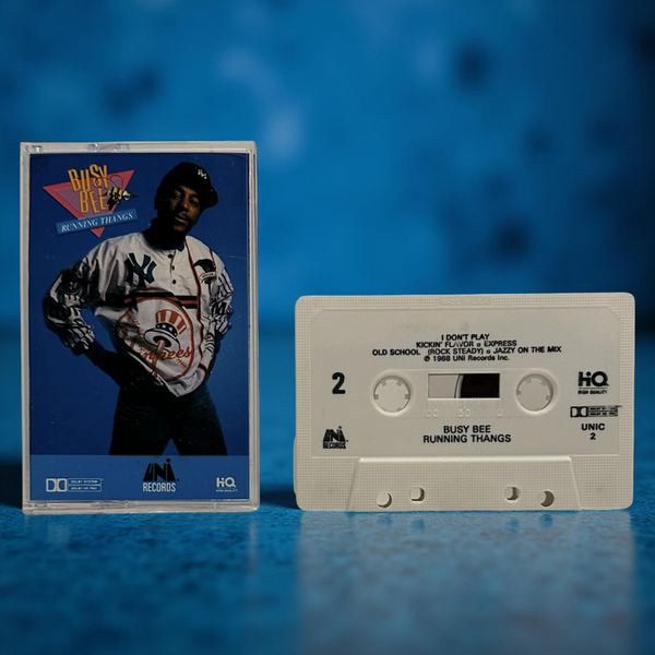 •BUSY BEE - RUNNING THANGS• ~1988 OG PRESSING~ (CASSETTE TAPE)