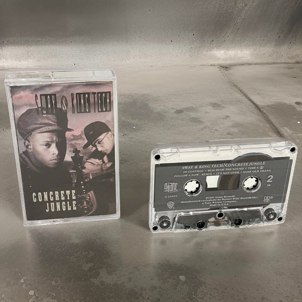 •SWAY & KING TECH ~ CONCRETE JUNGLE• (1991 OG PRESSING) (CASSETTE TAPE)