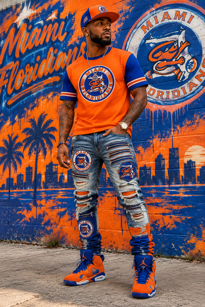 *MIAMI FLORIDIANS* Snapback hat by Mitchell & Ness (Original Fit)
