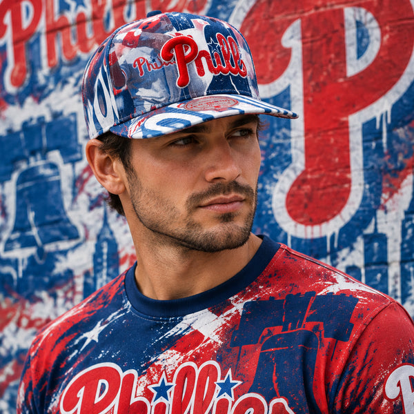 *PHILADELPHIA PHILLIES* Snapback hats by Mitchell & Ness (Pro Pinch Fit)