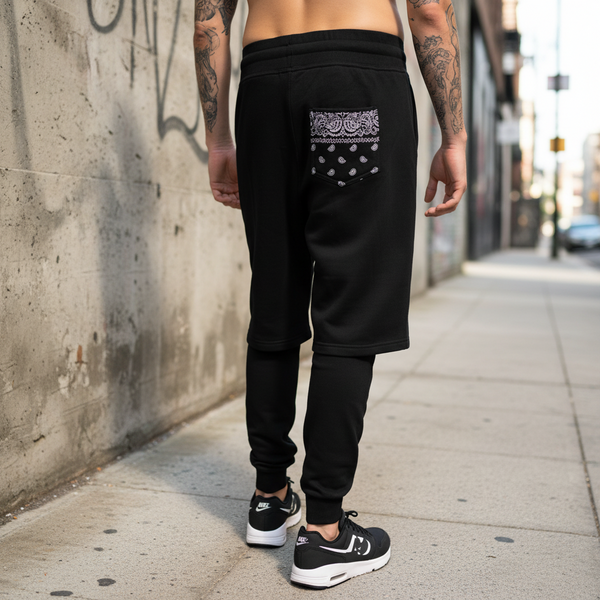 *BLEECKER & MERCER* Shorts/Jogger woven combo (Men’s Small)