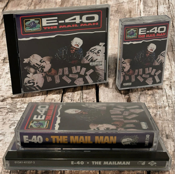 •E-40 - THE MAIL MAN EP• ~1995 OG REPRESSINGS~ (CD & CASSETTE TAPE)
