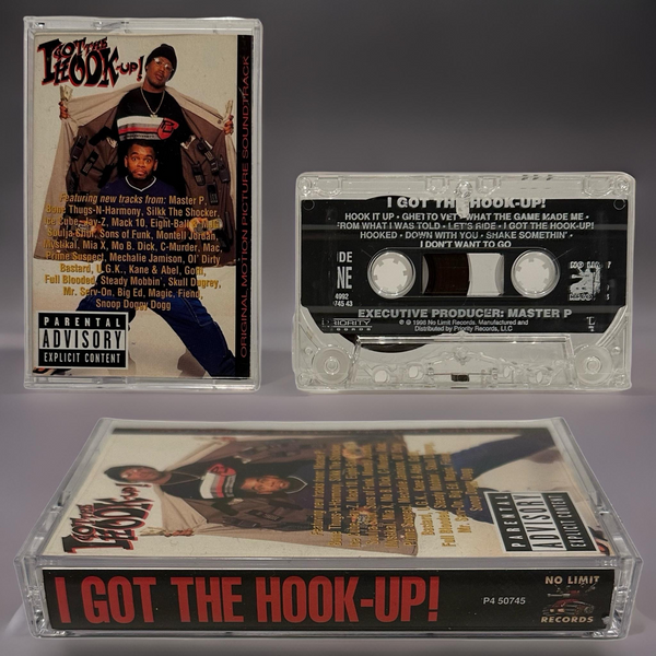 •I GOT THE HOOK-UP! ~ SOUNDTRACK• ~1998 OG PRESSING~ (NO LIMIT) (CASSETTE TAPE)