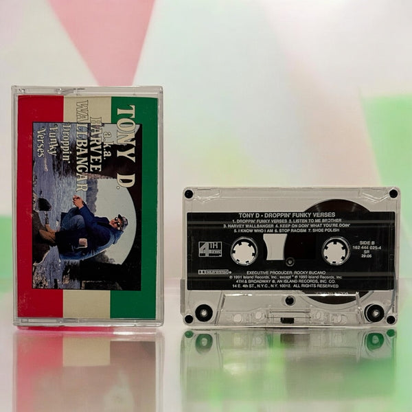 •TONY D - DROPPIN’ FUNKY VERSES• ~1991 OG PRESSING~ (CASSETTE TAPE)