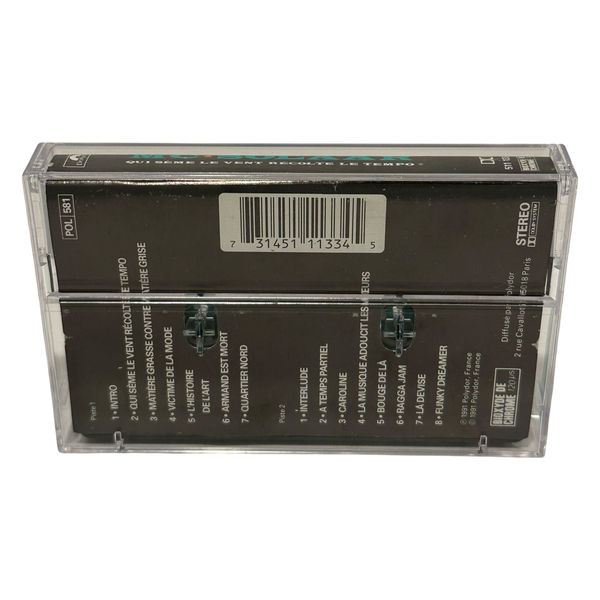 •MC SOLAAR ~ QUI SEME LE VENT RECOLTE LE TEMPO• ~1991 OG PRESSINGS~ (CD & CASSETTE TAPE)