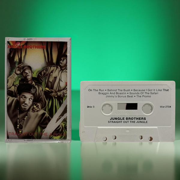 •JUNGLE BROTHERS - STRAIGHT OUT THE JUNGLE• ~1988 OG PRESSING~ (CASSETTE TAPE)