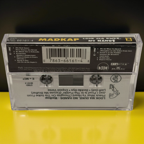 •MAD KAP - LOOK MA DUKE, NO HANDS• ~1993 OG PRESSING~ (CASSETTE TAPE)