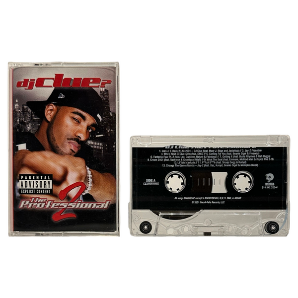 •DJ CLUE -THE PROFESSIONAL 2• ~2001 OG PRESSINGS~ (CD & CASSETTE TAPE)