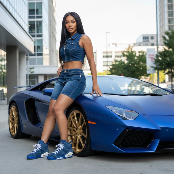 *DEREON* ~VINTAGE NOS-STOCK~ ~DENIM SHORTS FOR WOMEN~ (OBSESSED) (2009)