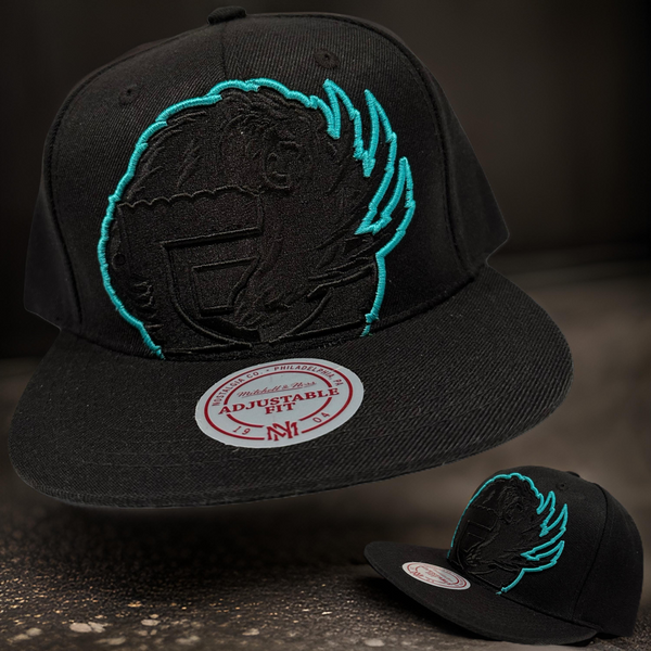 *Vancouver Grizzlies* (Black) snapback hats by Mitchell & Ness