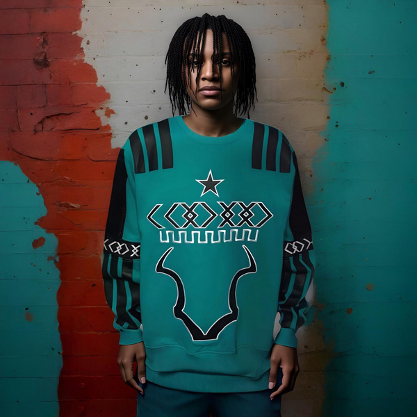^KOODOO^ (TURQUOISE) LUXURY CREWNECK SWEATSHIRTS