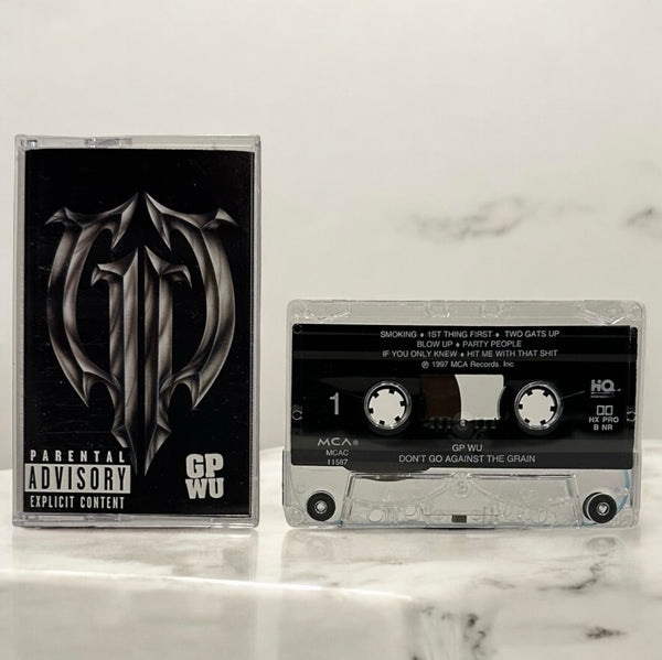 •GP WU - DON’T GO AGAINST THE GRAIN• ~1997 OG CANADIAN PRESSING~ (CASSETTE TAPE)