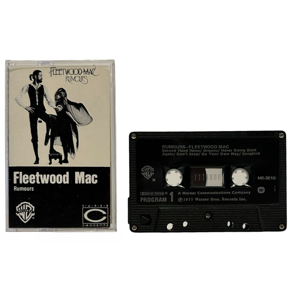 •FLEETWOOD MAC - RUMORS• ~1977 OG CANADIAN REPRESSING~ (CASSETTE TAPE) (BLACK SHELL)