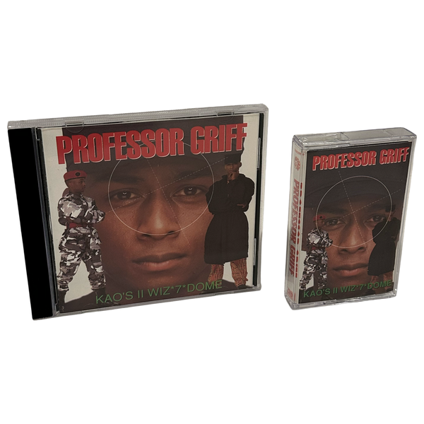 •PROFESSOR GRIFF - KAO’Z II WIZ *7* DOME• ~1991 OG PRESSINGS~ (CD & CASSETTE TAPE)
