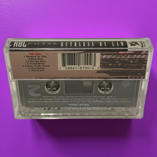 •RBL POSSE - RUTHLESS BY LAW• ~1994 OG PRESSING~ (CASSETTE TAPE)