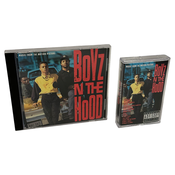 •BOYZ N THE HOOD - MUSIC FROM THE MOTION PICTURE• ~1991 OG CANADIAN PRESSINGS~ (CD & CASSETTE TAPE)