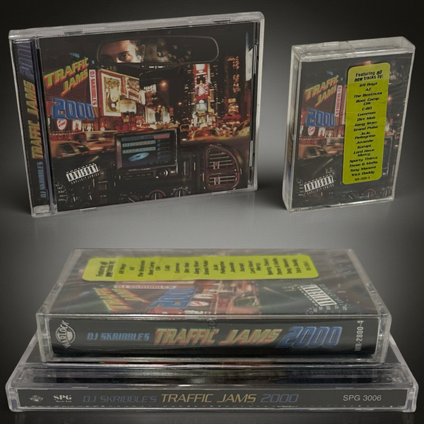 •DJ SKRIBBLE’S - TRAFFIC JAMS 2000• ~1999 OG PRESSINGS~ (CD & SEALED CASSETTE TAPE)