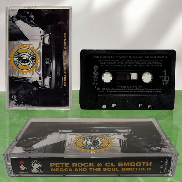 •PETE ROCK & CL SMOOTH ~ MECCA AND THE SOUL BROTHER• ~1992 OG CANADIAN PRESSING~ (CASSETTE TAPE)