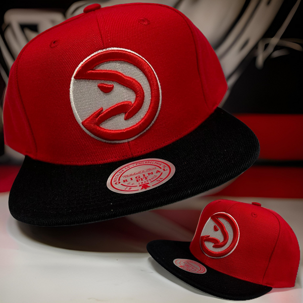 *Atlanta Hawks* snapback hats by Mitchell & Nesz