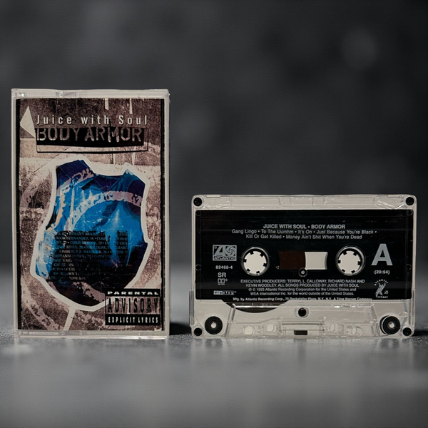 •JUICE WITH SOUL - BODY ARMOUR• ~1993 OG PRESSING~ (CASSETTE TAPE)