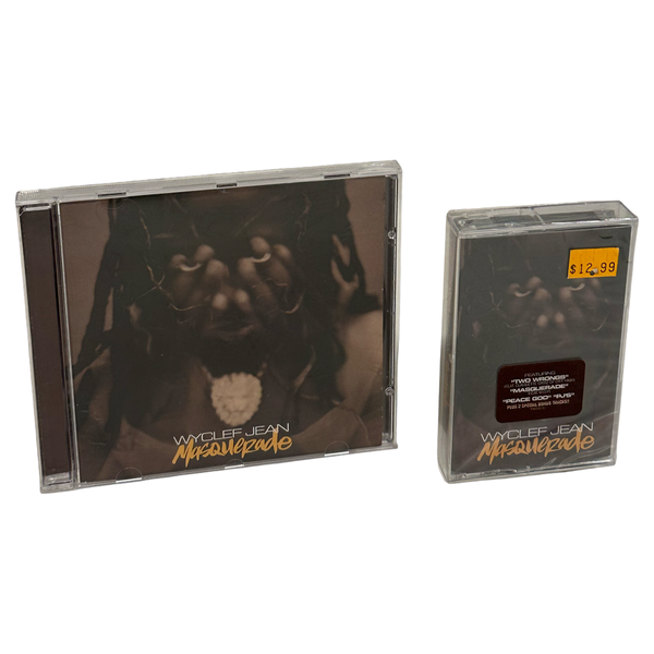 •WYCLEF JEAN ~ THE MASQUERADE• ~2002 OG PRESSINGS• (CD & SEALED CASSETTE TAPE)