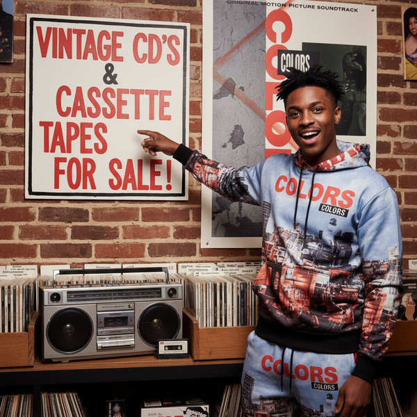 •COLORS - ORIGINAL MOTION PICTURE SOUNDTRACK• ~1988 OG CANADIAN PRESSING~ (CASSETTE TAPE)