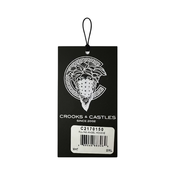 *CROOKS & CASTLES* (WHITE) ~RULING ANGEL~ JOGGER SWEATPANTS