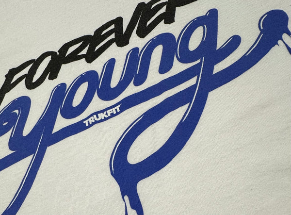 *TRUKFIT* (WHITE) ~FOREVER YOUNG~ SHORT SLEEVE T-SHIRT