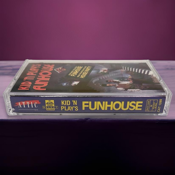 •KID ‘N PLAY - KID ‘N PLAY’S FUNHOUSE• ~1990 OG PRESSING~ (CASSETTE TAPE)