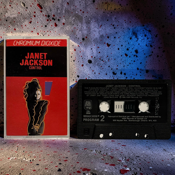 •JANET JACKSON ~ CONTROL• ~1986 OG CANADIAN PRESSINGS~ (CD & CASSETTE TAPE)