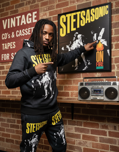 •STETSASONIC - ON FIRE• ~1986 OG PRESSING & REPRESSING~ (CD & CASSETTE TAPE)