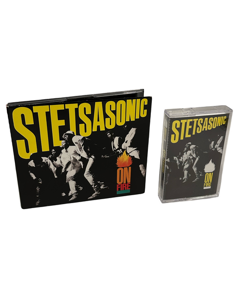 •STETSASONIC - ON FIRE• ~1986 OG PRESSING & REPRESSING~ (CD & CASSETTE TAPE)