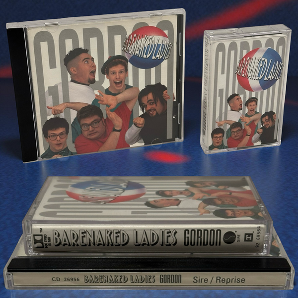•BARENAKED LADIES - GORDON• ~1992 OG CANADIAN PRESSINGS~ (CD & CASSETTE TAPE)