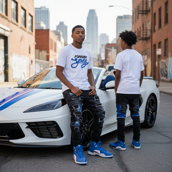 *TRUKFIT* (WHITE) ~FOREVER YOUNG~ SHORT SLEEVE T-SHIRT