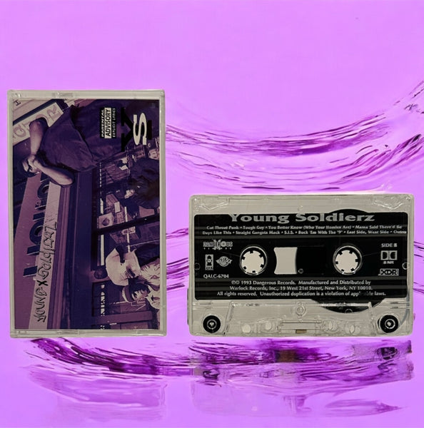 •YOUNG SOLDIERZ - YOUNG SOLDIERZ• ~1993 OG PRESSING~ (CASSETTE TAPE)