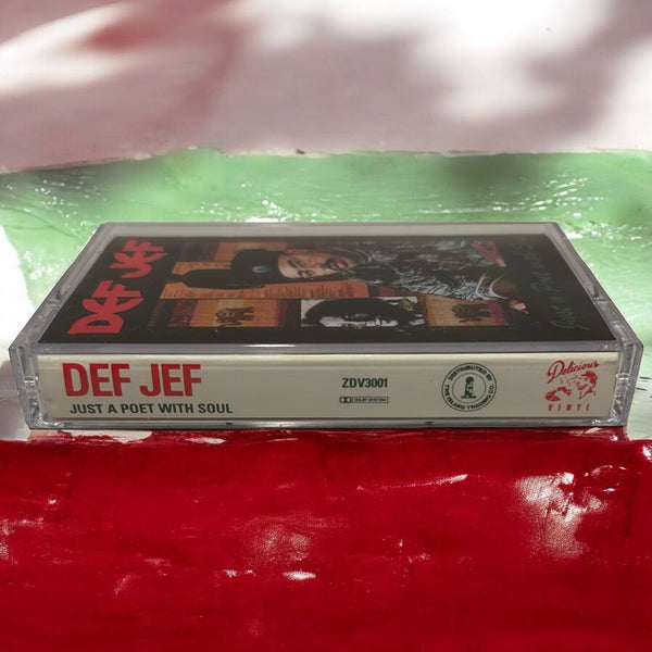 •DEF JEF ~ JUST A POET WITH SOUL• ~1989 OG PRESSING~ (CASSETTE TAPE) (1)