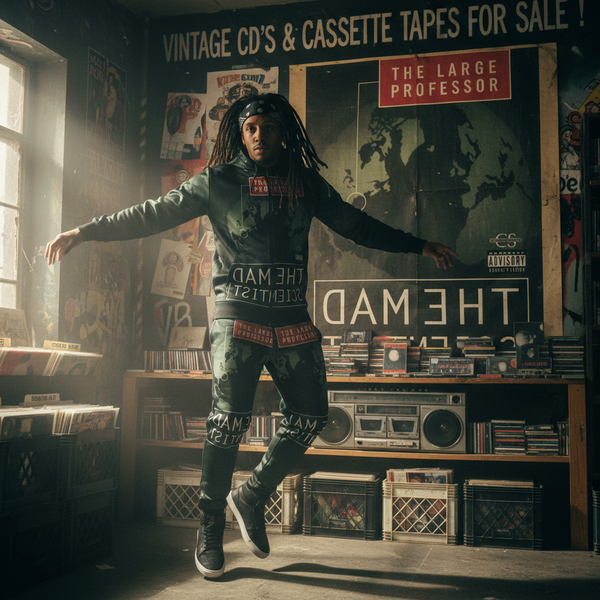 •THE LARGE PROFESSOR - THE MAD SCIENTIST• ~1996 OG MAXI-SINGLE PRESSING~ (CASSETTE TAPE)