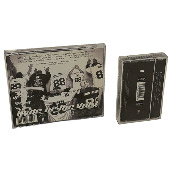 •RUFF RYDERS - RYDE OR DIE VOL.1• ~1999 OG PRESSINGS~ (CD & CASSETTE TAPE)