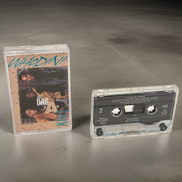 •WHODINI ~ BAG-A-TRIX• (1991 OG PRESSING) (CASSETTE TAPE)